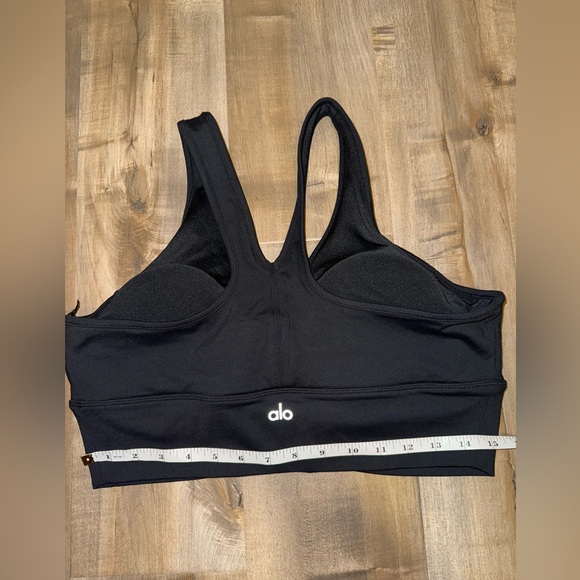 Alo Yoga Wild Thing Bra NWT Black Size XL - Picture 5 of 9